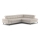 Fällbar L-formad soffa MARANO rätt beige