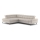Fällbar L-formad soffa MARANO vänster beige