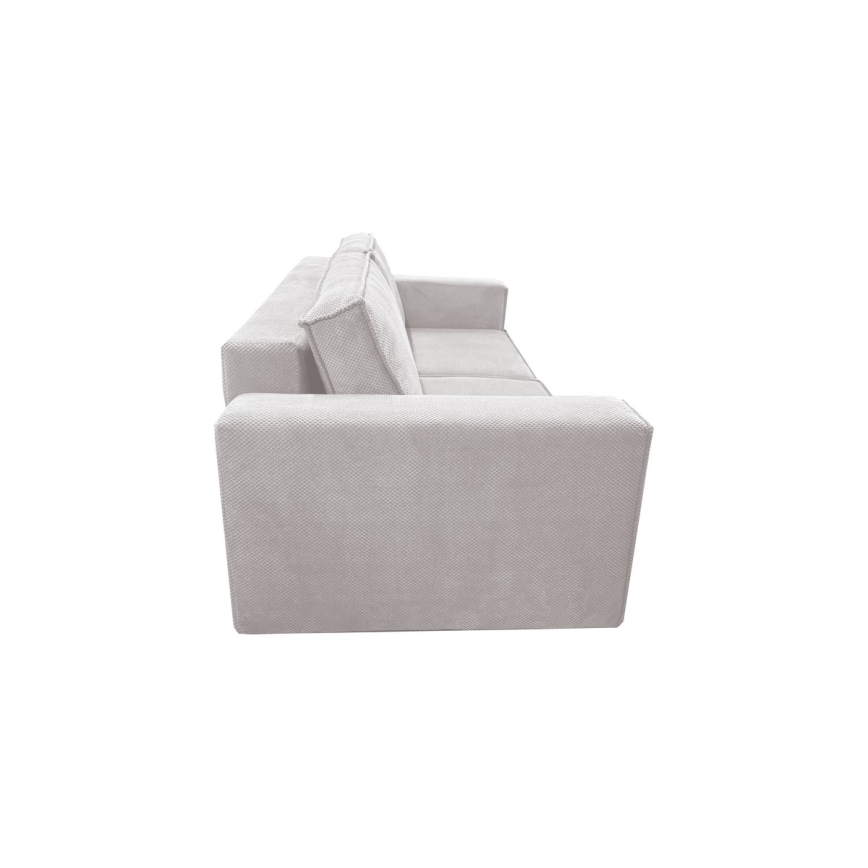 Fällbar soffa med förvaringsutrymme RONDA beige