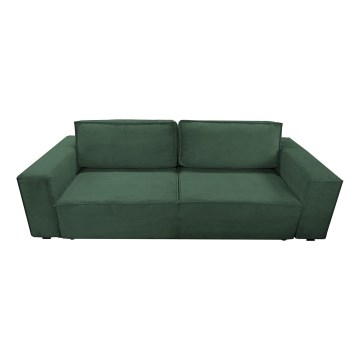 Fällbar soffa med förvaringsutrymme RONDA grön