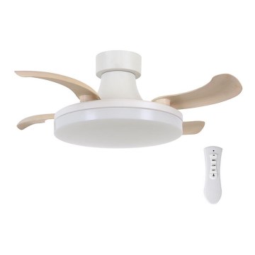 FANAWAY 210664 - LED Dimbar takfläkt ORBIT LED/25W/230V beige/vit + fjärrkontroll