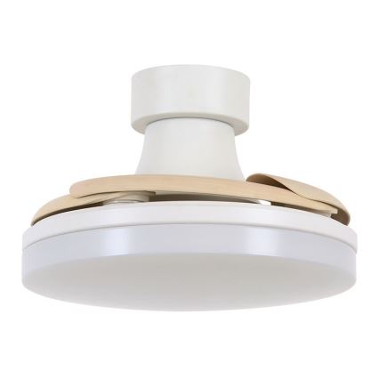 FANAWAY 210664 - LED Dimbar takfläkt ORBIT LED/25W/230V beige/vit + fjärrkontroll
