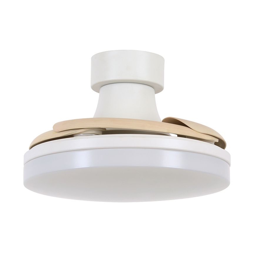 FANAWAY 210664 - LED Dimbar takfläkt ORBIT LED/25W/230V beige/vit + fjärrkontroll