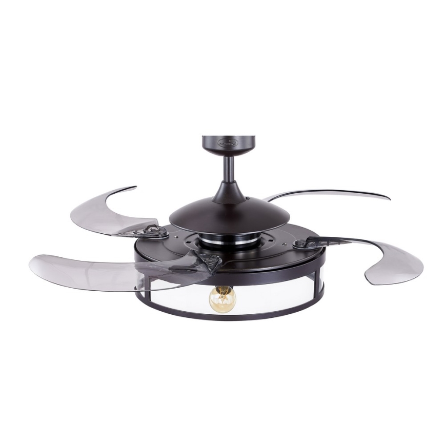 FANAWAY 212927 - LED takfläkt CLASSIC 3xE27/4W/230V svart + fjärrkontroll