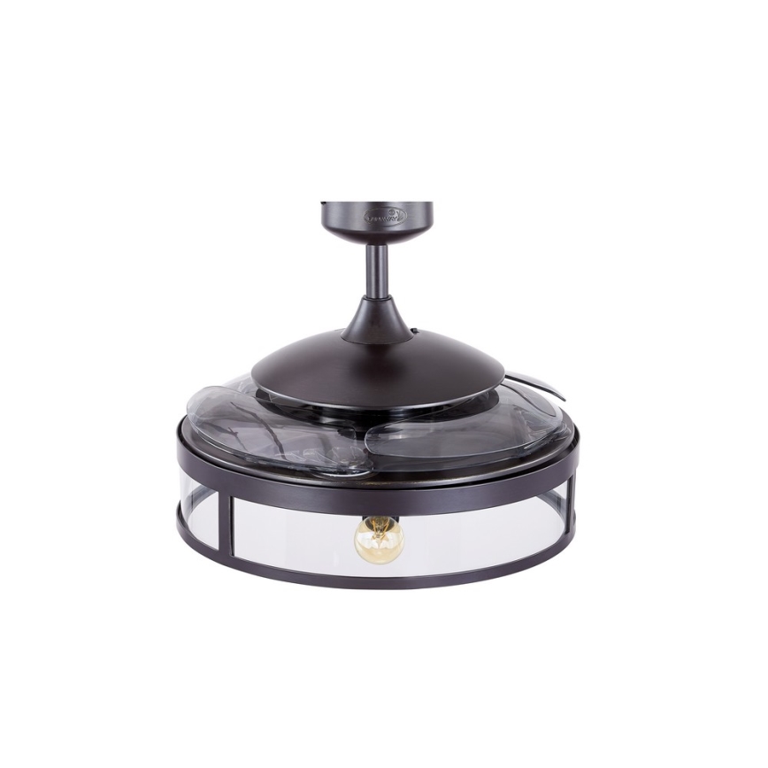FANAWAY 212927 - LED takfläkt CLASSIC 3xE27/4W/230V svart + fjärrkontroll