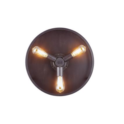 FANAWAY 212927 - LED takfläkt CLASSIC 3xE27/4W/230V svart + fjärrkontroll
