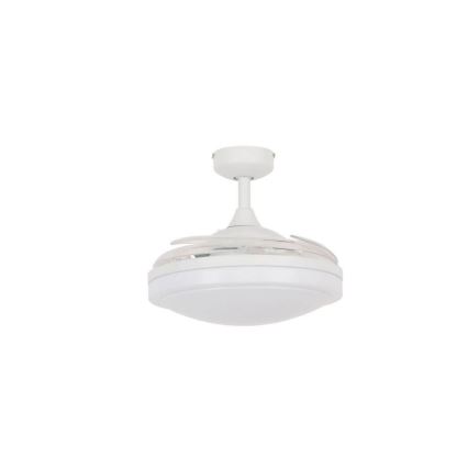 FANAWAY 212980 - Takfläkt EVORA 2xE27/15W/230V vit + fjärrkontroll