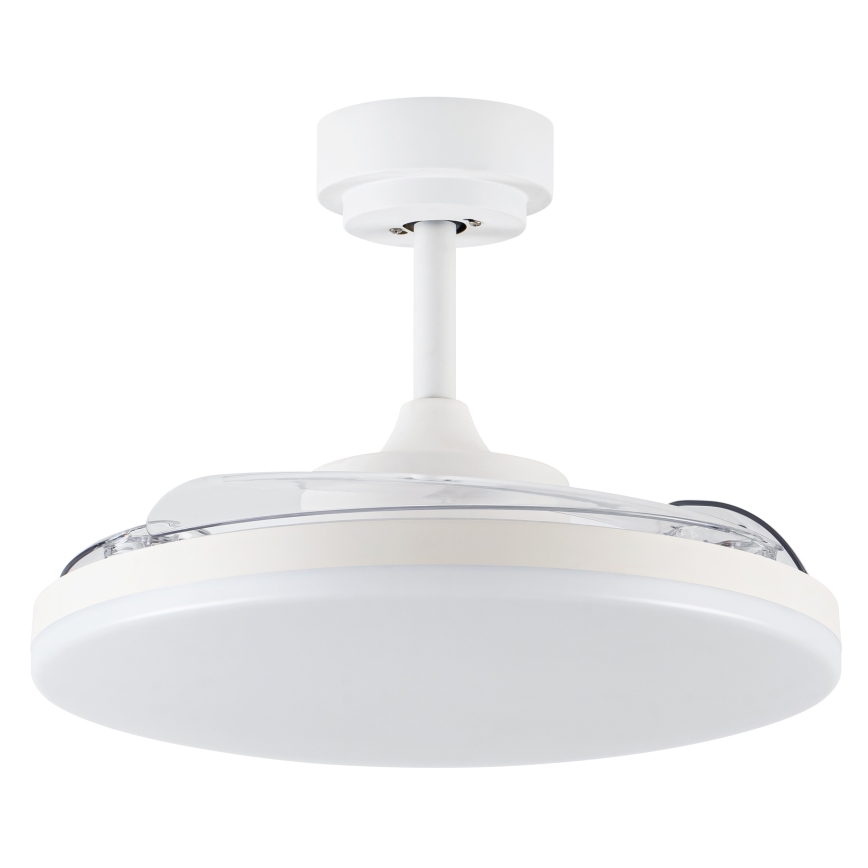 FANAWAY 21612949 - LED Dimbar takfläkt STROLL LED/30W/230V 2700/3500/5000K diameter 106 cm vit/genomskinlig + fjärrkontroll