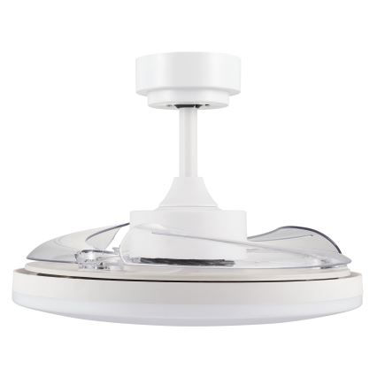 FANAWAY 21612949 - LED Dimbar takfläkt STROLL LED/30W/230V 2700/3500/5000K diameter 106 cm vit/genomskinlig + fjärrkontroll