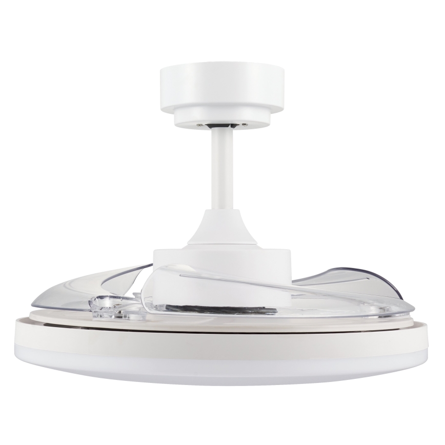 FANAWAY 21612949 - LED Dimbar takfläkt STROLL LED/30W/230V 2700/3500/5000K diameter 106 cm vit/genomskinlig + fjärrkontroll