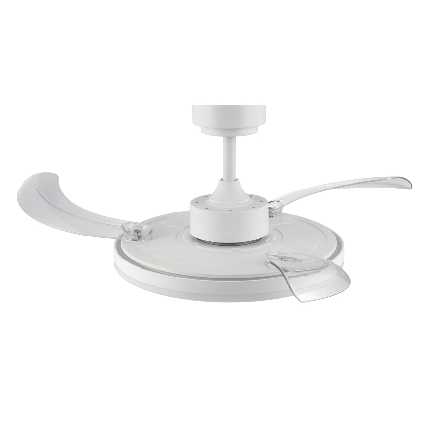 FANAWAY 21612949 - LED Dimbar takfläkt STROLL LED/30W/230V 2700/3500/5000K diameter 106 cm vit/genomskinlig + fjärrkontroll