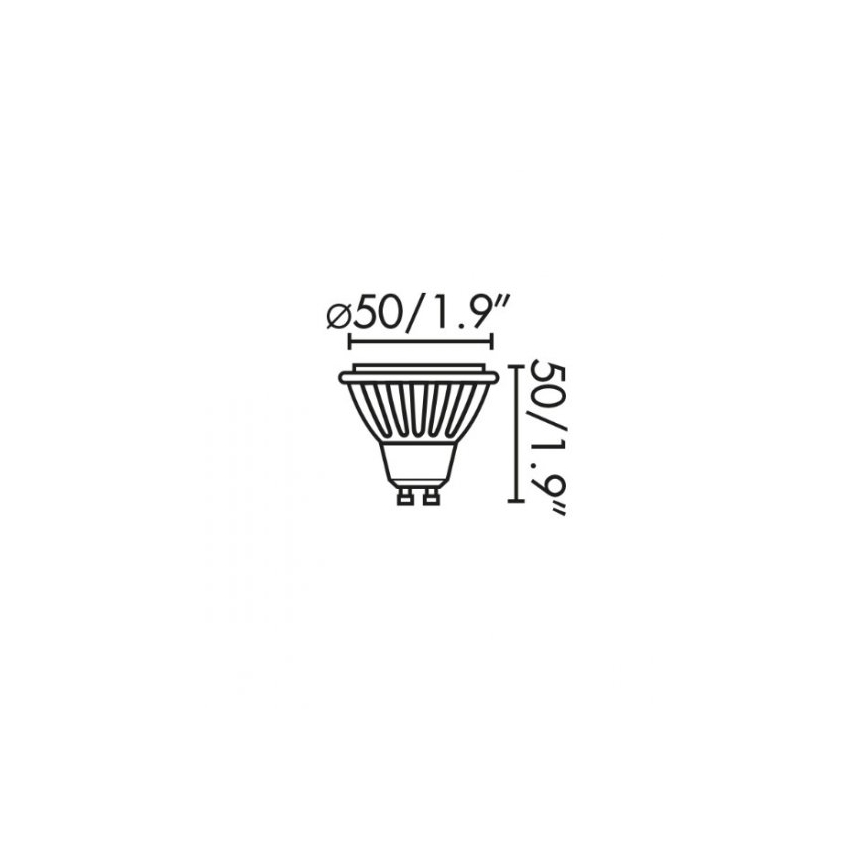 Faro 17316 - LED-lampa GU10/8W/230V 2700K
