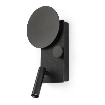 FARO 20058 - LED Dimbar liten vägglampa KLEE LED/10W/230V + LED/3W rätt