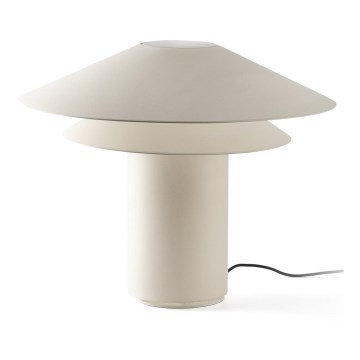 FARO 20069 - Bordslampa SHAN 1xE27/15W/230V pergamentpapper grädde