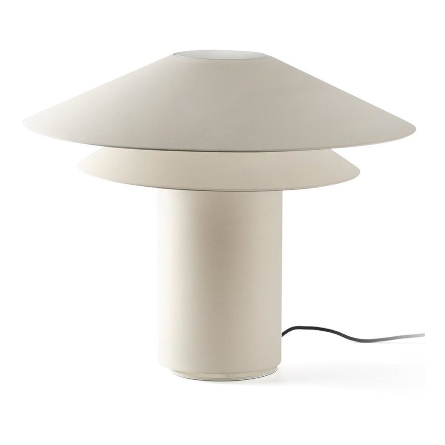 FARO 20069 - Bordslampa SHAN 1xE27/15W/230V pergamentpapper grädde