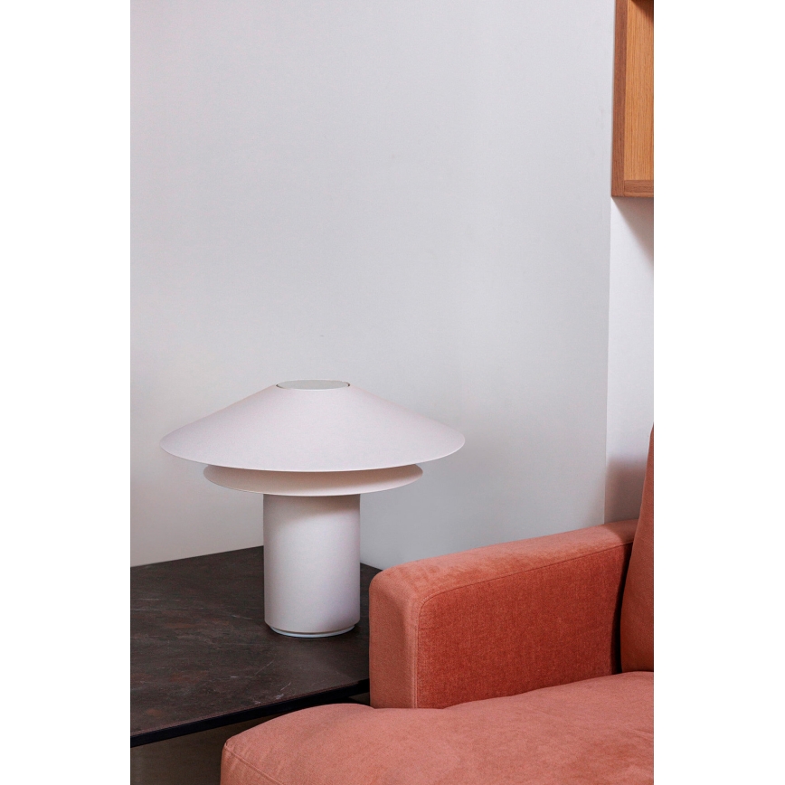 FARO 20069 - Bordslampa SHAN 1xE27/15W/230V pergamentpapper grädde