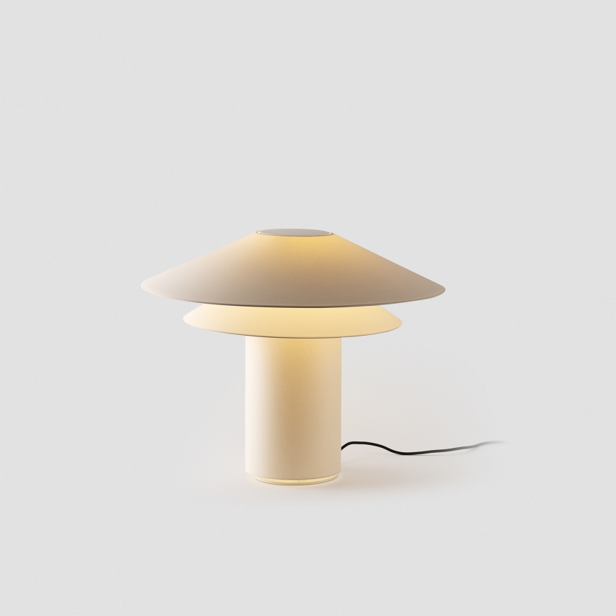 FARO 20069 - Bordslampa SHAN 1xE27/15W/230V pergamentpapper grädde