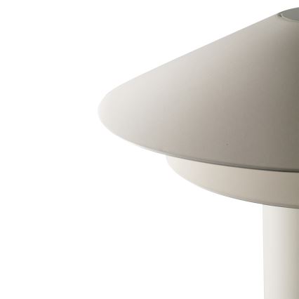 FARO 20069 - Bordslampa SHAN 1xE27/15W/230V pergamentpapper grädde
