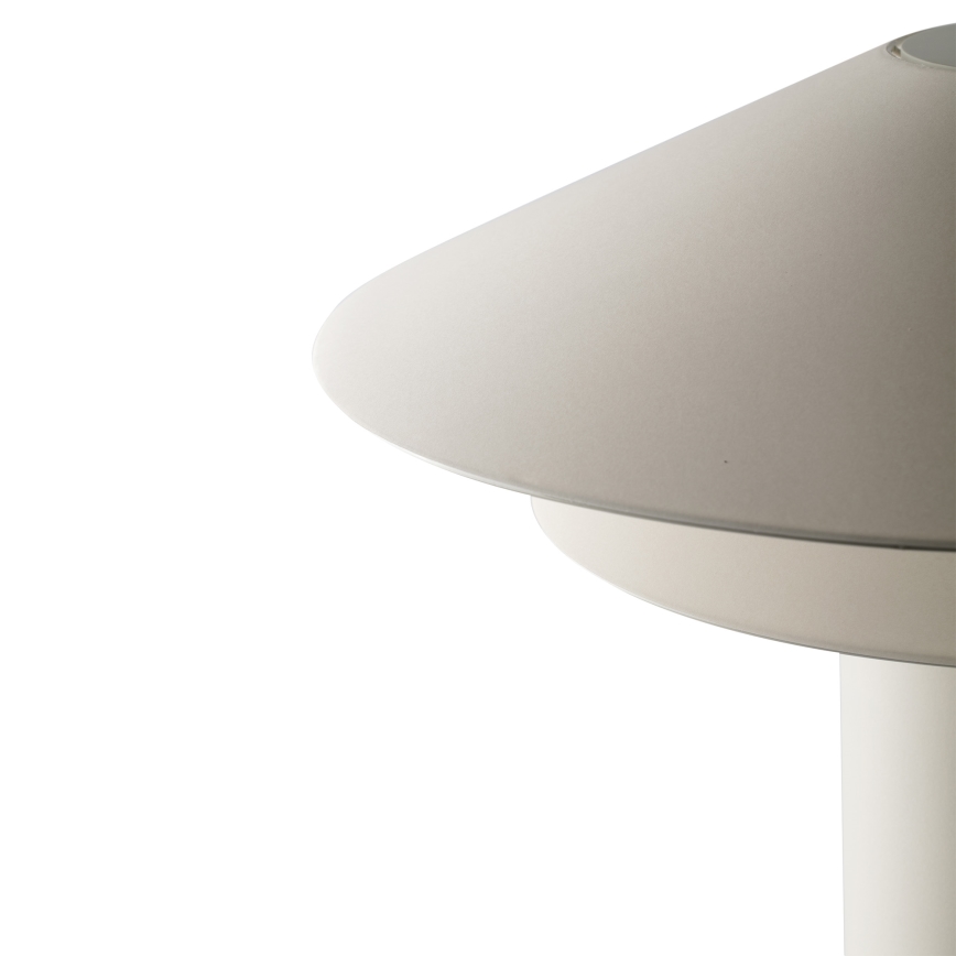 FARO 20069 - Bordslampa SHAN 1xE27/15W/230V pergamentpapper grädde