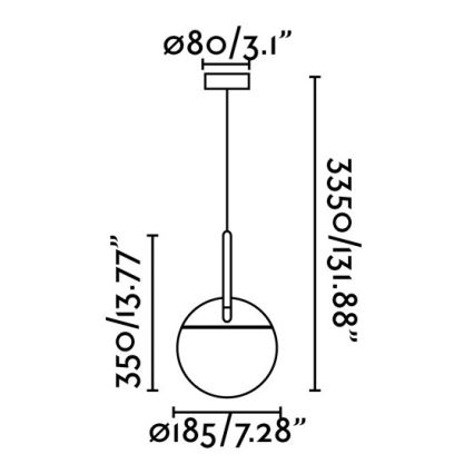 FARO 28210 - Ljusskrona med upphängningsrem  MINE 1xE27/40W/230V