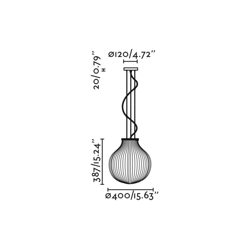 FARO 28301 - Ljuskrona med textilsladd ISABELLE 1xE27/15W/230V diameter 40 cm vit