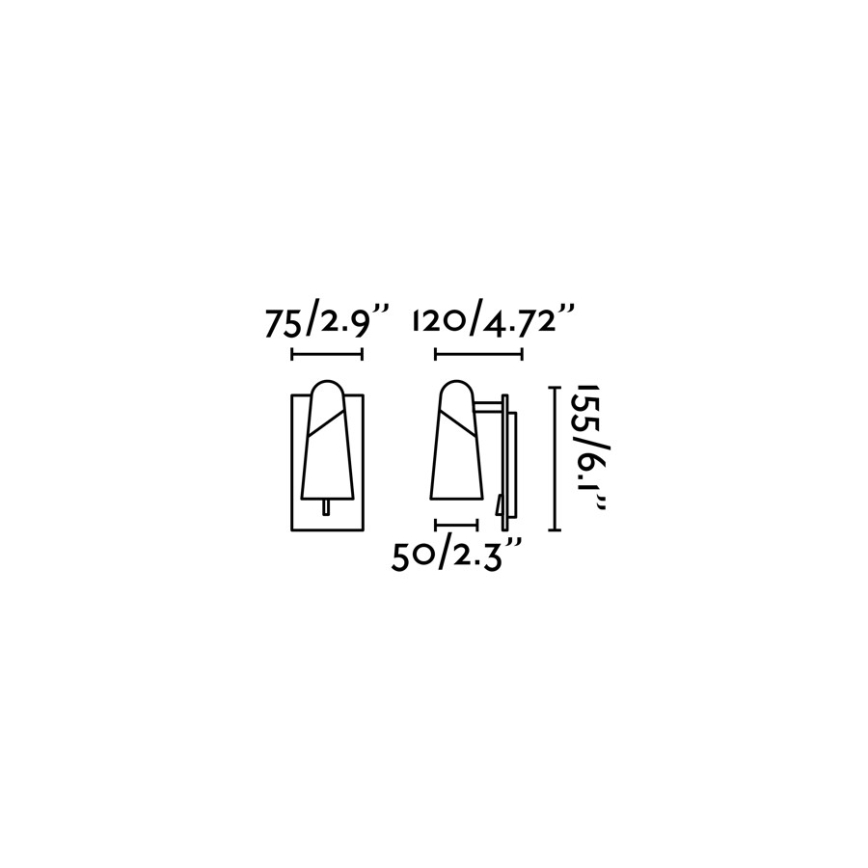 FARO 29040 - LED väggspotlight LAO LED/4W/230V vit
