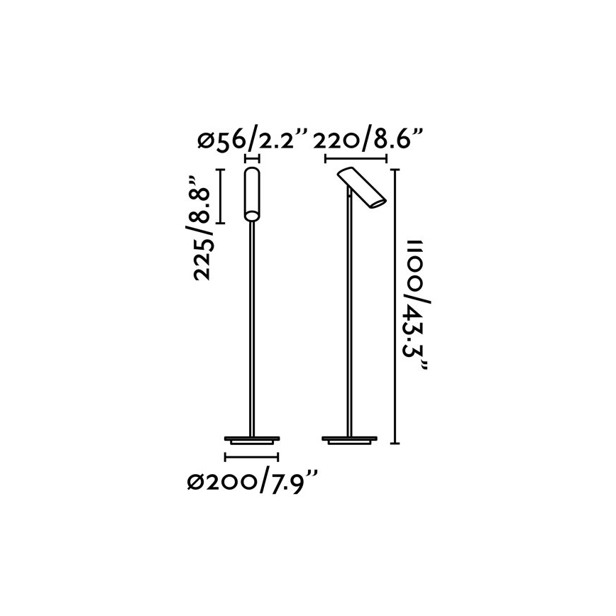 FARO 29883 - golvbelysning LINK 1xGU10/11W/230V vit
