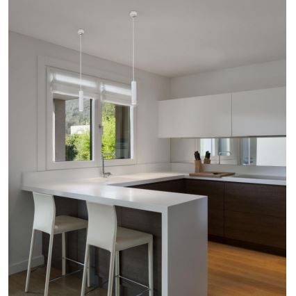 FARO 29894 - LED Ljuskrona med snöre ORA LED/4W/230V vit