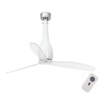 FARO 32000 - Takfläkt ETERFAN vit/klar Ø 128 cm + fjärrkontroll