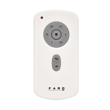 FARO 32026 - Takfläkt MINI ETERFAN svart/genomskinlig + fjärrkontroll