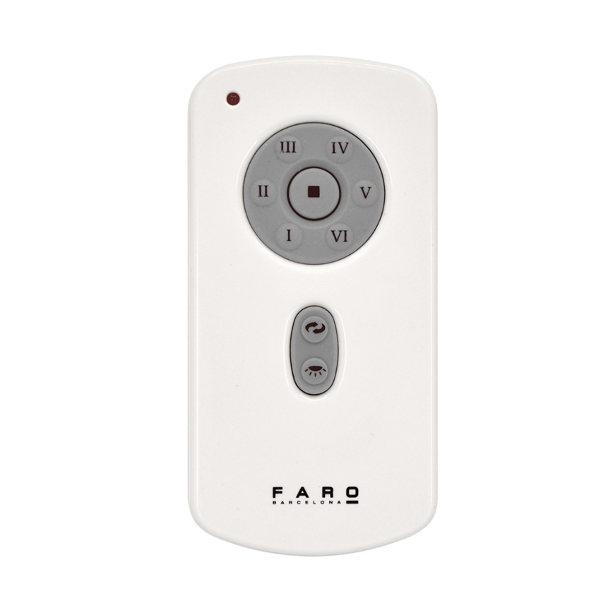 FARO 32026 - Takfläkt MINI ETERFAN svart/genomskinlig + fjärrkontroll