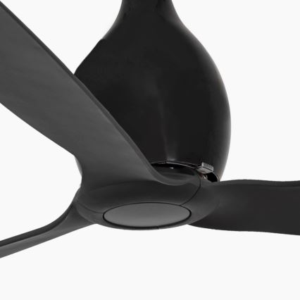 FARO 32030 - Takfläkt MINI ETERFAN svart diameter 128 cm + fjärrkontroll