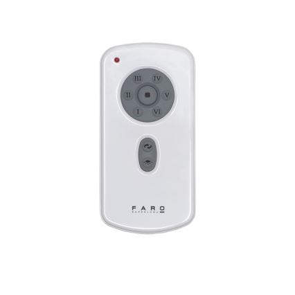 FARO 32030 - Takfläkt MINI ETERFAN svart diameter 128 cm + fjärrkontroll