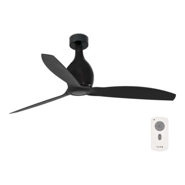FARO 32030 - Takfläkt MINI ETERFAN svart Ø 128 cm + fjärrkontroll