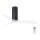 FARO 32036 - Takfläkt TUBE FAN svart/klar Ø 128 cm + fjärrkontroll