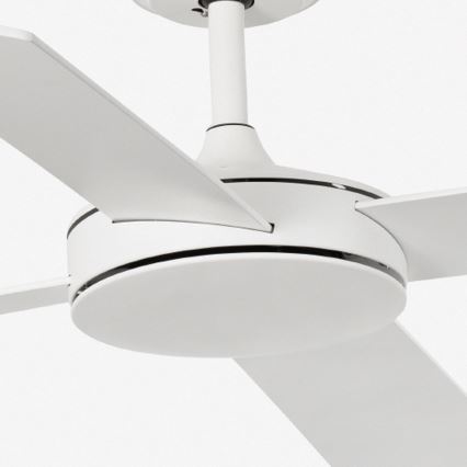 FARO 33350DC - Takfläkt MALLORCA L vit/brun + fjärrkontroll