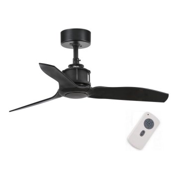 FARO 33424 - Takfläkt JUST FAN svart + fjärrkontroll