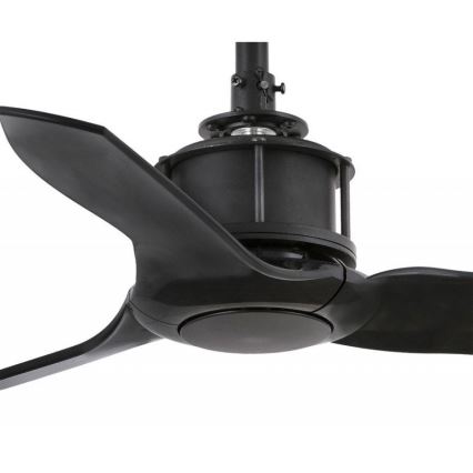 FARO 33424 - Takfläkt JUST FAN svart + fjärrkontroll