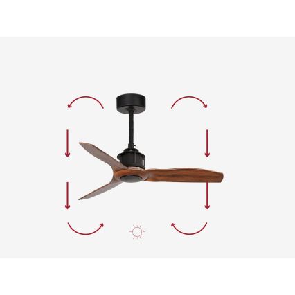 FARO 33425 - Takfläkt JUST FAN Ø 81 cm med fjärrkontroll