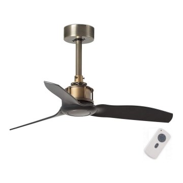 FARO 33429 - Takfläkt JUST FAN svart/guld + fjärrkontroll