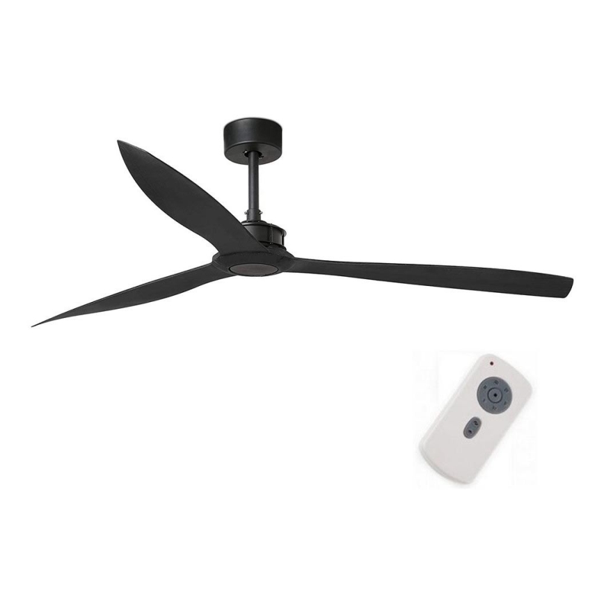 FARO 33432 - Takfläkt JUST FAN XL diameter 178 cm svart + fjärrkontroll