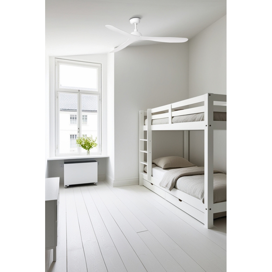 FARO 33446WT - Takfläkt GOTLAND L vit diameter 132 cm Wi-Fi Tuya + fjärrkontroll