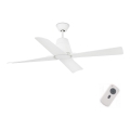 FARO 33480 - Takfläkt TYPHOON IP44 vit