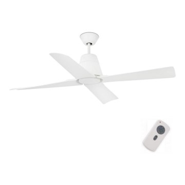 FARO 33480 - Takfläkt TYPHOON IP44 vit