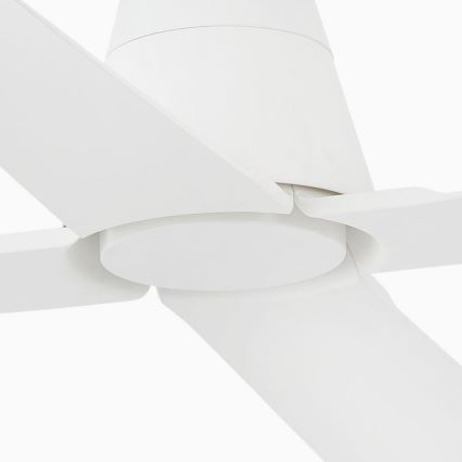 FARO 33480 - Takfläkt TYPHOON IP44 Ø 130 cm vit + fjärrkontroll