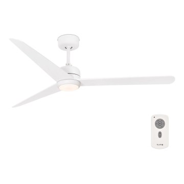 FARO 33722 - LED takfläkt NU LED/18W/230V vit + fjärrkontroll