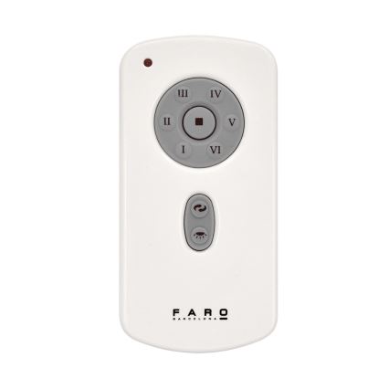 FARO 33722 - LED takfläkt NU LED/18W/230V vit + fjärrkontroll