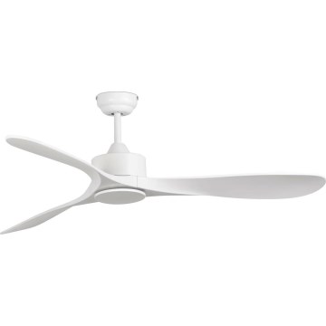 FARO 33750DCWT - Takfläkt LUZON L vit Ø 132 cm Wi-Fi Tuya + fjärrkontroll