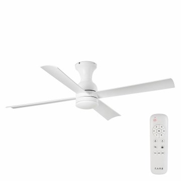 FARO 33756 - LED takfläkt FRASER LED/16W/230V vit + fjärrkontroll