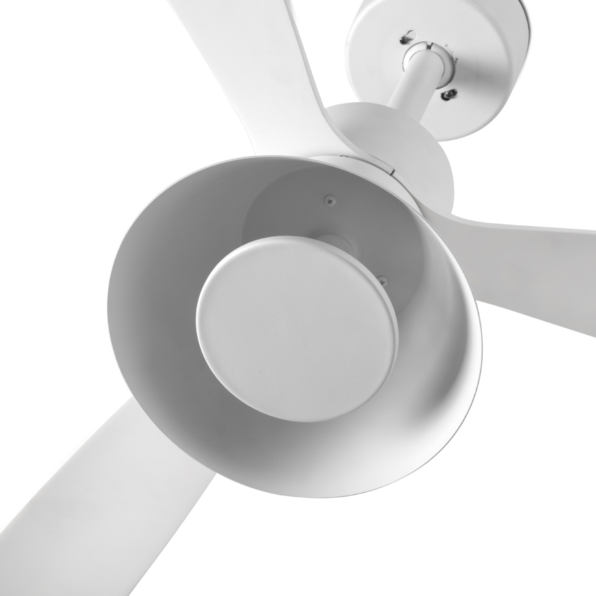 FARO 33760WT-22 - LED Dimbar takfläkt AMELIA L CONE LED/20W/230V 2700/3500/5000K vit diameter 132 cm Wi-Fi Tuya + fjärrkontroll